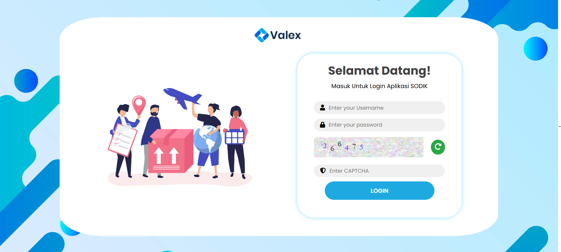 Front-end Website Loder Valex